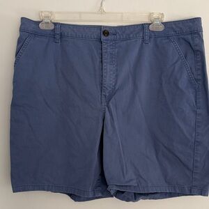 a.n.a Slate Blue Bermuda Shorts